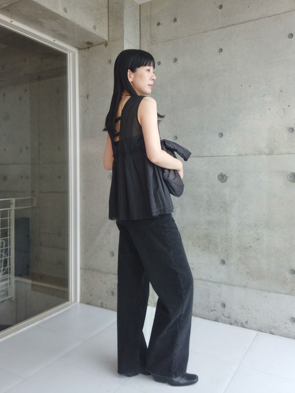 レディース anuke Uneck Peplum Tops