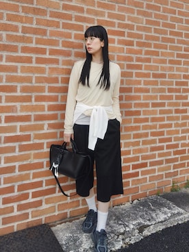 「A.D.S.R.（エーディーエスアール）のアイテム」を使った、RIKAさん（レディース・168cm）の春コーディネート