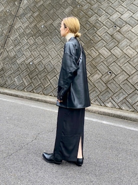 「アイテム（その他アウター）」を使った、RIKAさん（レディース・168cm）の秋コーディネート