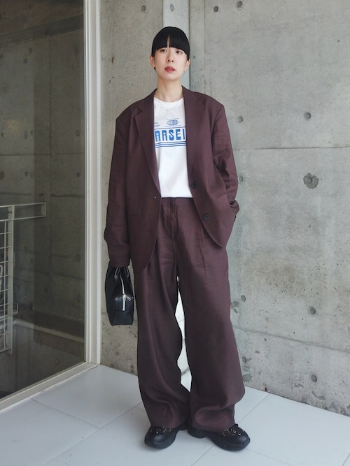 Over Linen Jacket（テーラードジャケット）｜anuke（アンヌーク）の