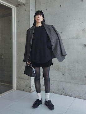 「アイテム（スカート）」を使った、RIKAさん（レディース・168cm・30代）の秋コーディネート