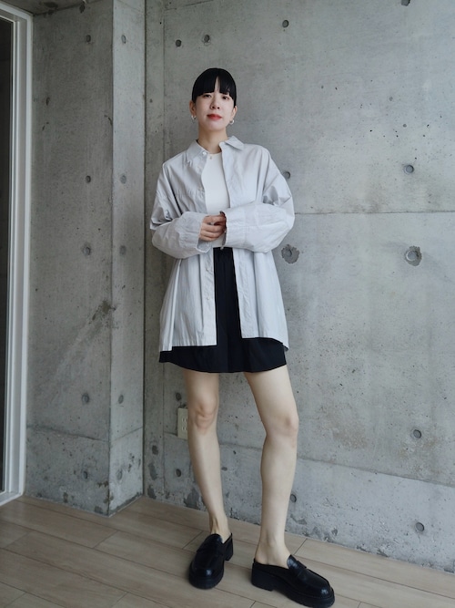 BELPER ベルパー gathered nylon shirt ナイロンシャツ BELPER ベルパー gathered nylon shirt ナイロンシャツ 【公式通販】