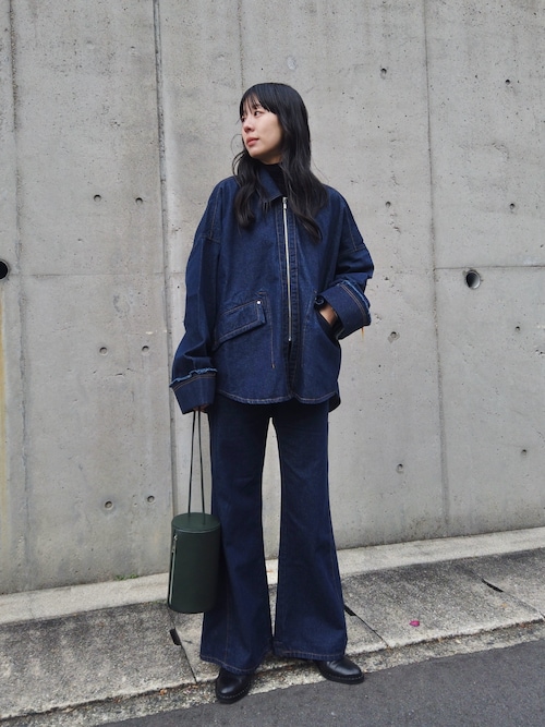 denim over shirt jacket(unisex)（デニムジャケット）｜Knuth Marf