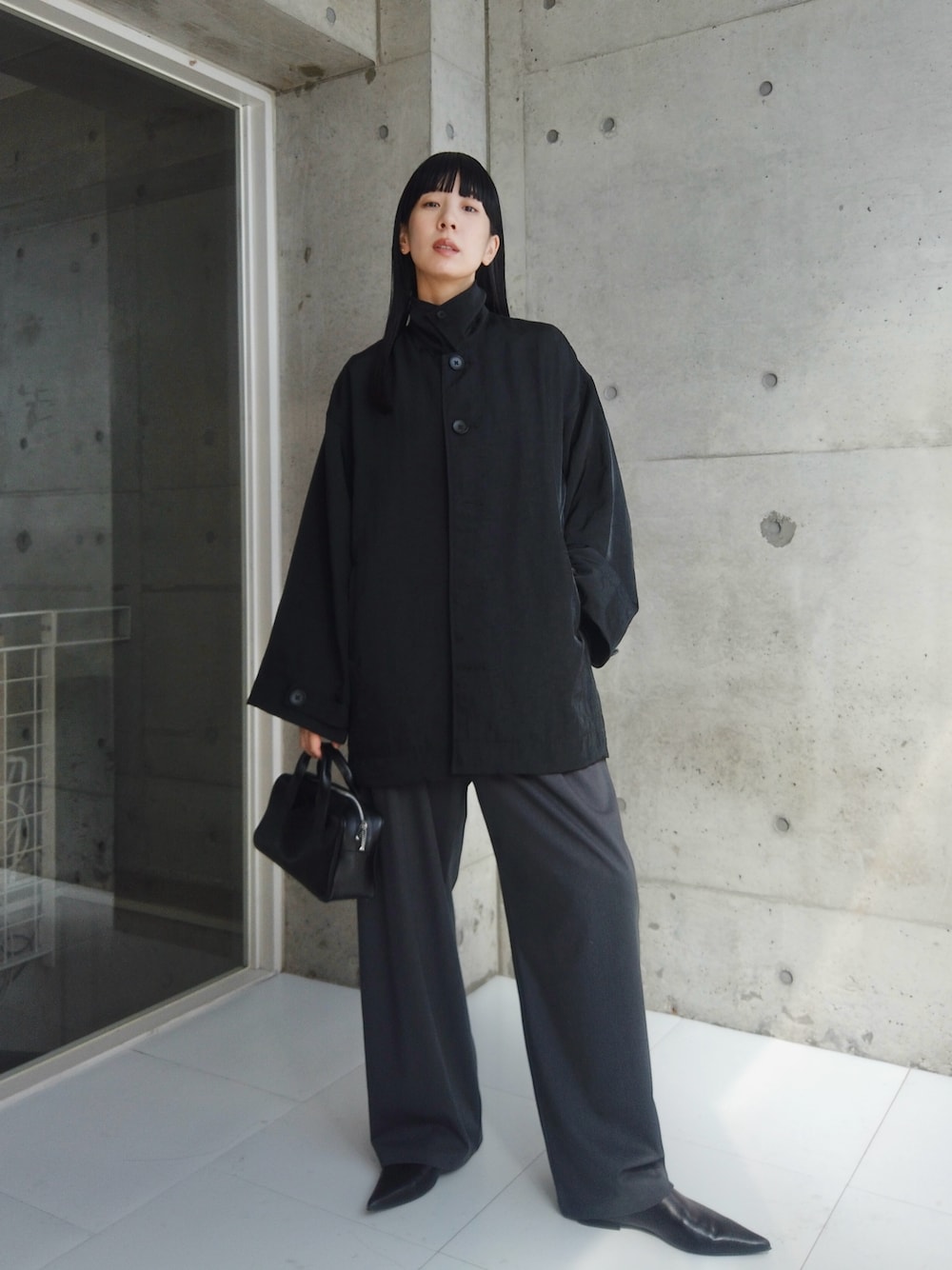 ENOF（イナフ）の「twill coat（ステンカラーコート）」 - WEAR