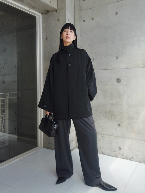 ENOF（イナフ）の「twill coat（ステンカラーコート）」 - WEAR