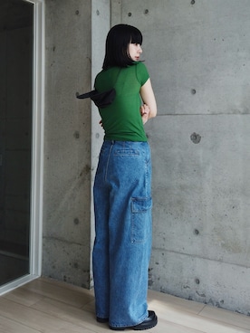 「v::room（ヴィルーム）のアイテム」を使った、RIKAさん（レディース・168cm）の夏コーディネート