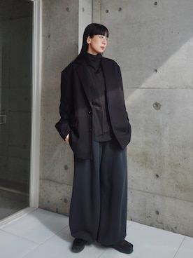 「anuke（アンヌーク）のアイテム」を使った、RIKAさん（レディース・168cm）の春コーディネート