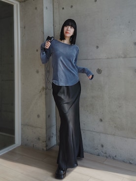 「TENTO（テント）のアイテム」を使った、RIKAさん（レディース・168cm）の秋コーディネート