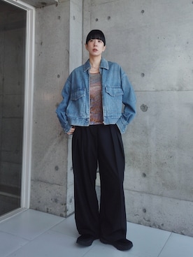 RIKAさん（レディース・168cm）の冬コーディネート