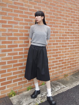 「TODAYFUL（トゥデイフル）のアイテム（その他パンツ）」を使った、RIKAさん（レディース・168cm）の夏コーディネート
