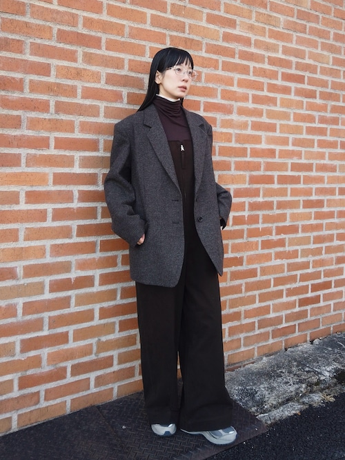 セール】Frontzip Twill Salopette（サロペット/オーバーオール