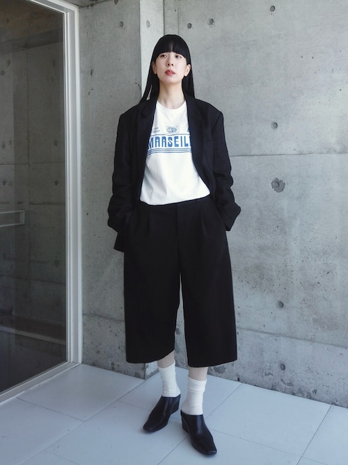 Squaretoe Leather Sabot（スリッポン）｜TODAYFUL（トゥデイフル）の