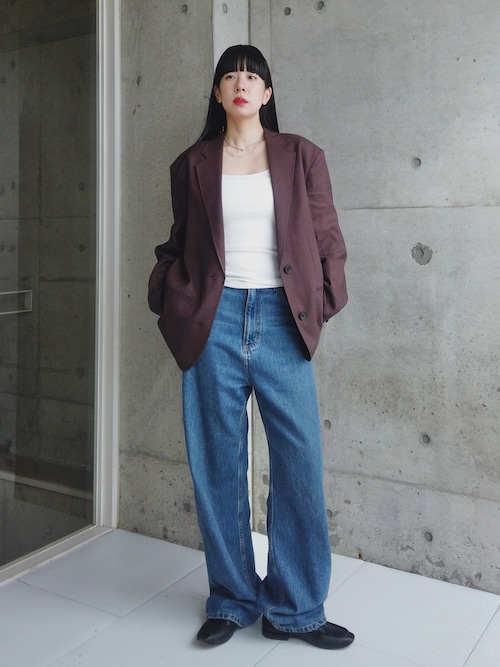 Over Linen Jacket（テーラードジャケット）｜anuke（アンヌーク）の