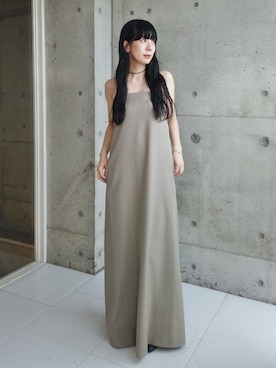 「AKTE（アクテ）のアイテム」を使った、RIKAさん（レディース・168cm）の秋コーディネート