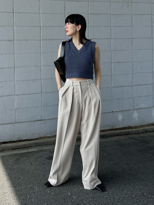 TODAYFUL/トゥデイフル】Doubletuck Twill Trousers/ダブルタック