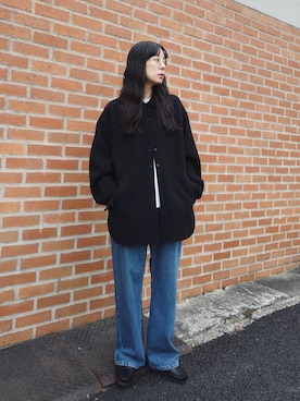 RIKAさん（レディース・168cm）の冬コーディネート