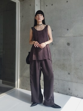 「アイテム（腕時計）」を使った、RIKAさん（レディース・168cm）の秋コーディネート