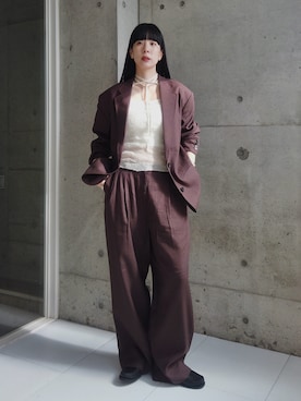 「BEAMS BOY（ビームスボーイ）のアイテム」を使った、RIKAさん（レディース・168cm）の春コーディネート