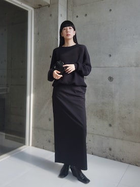 「アイテム（ブーツ）」を使った、RIKAさん（レディース・168cm・30代）の秋コーディネート