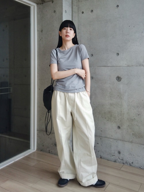 todayful Cotton Easy Pants チャコールグレー TODAYFUL(トゥデイフル) / Life's online store（ライフズ