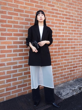 RIKAさん（レディース・168cm）の冬コーディネート