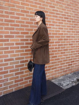 RIKAさん（レディース・168cm）の冬コーディネート