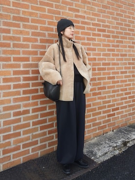 RIKAさん（レディース・168cm）の冬コーディネート