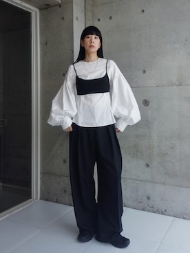 「アイテム（パンツ）」を使った、RIKAさん（レディース・168cm・30代）の秋コーディネート