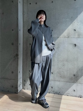 「LA BELLE ETUDE（ラベルエチュード）のアイテム（パンツ）」を使った、RIKAさん（レディース・168cm）の秋コーディネート