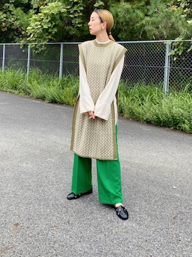 TODAYFUL（トゥデイフル）の「スタンドカラーチュニックブラウス