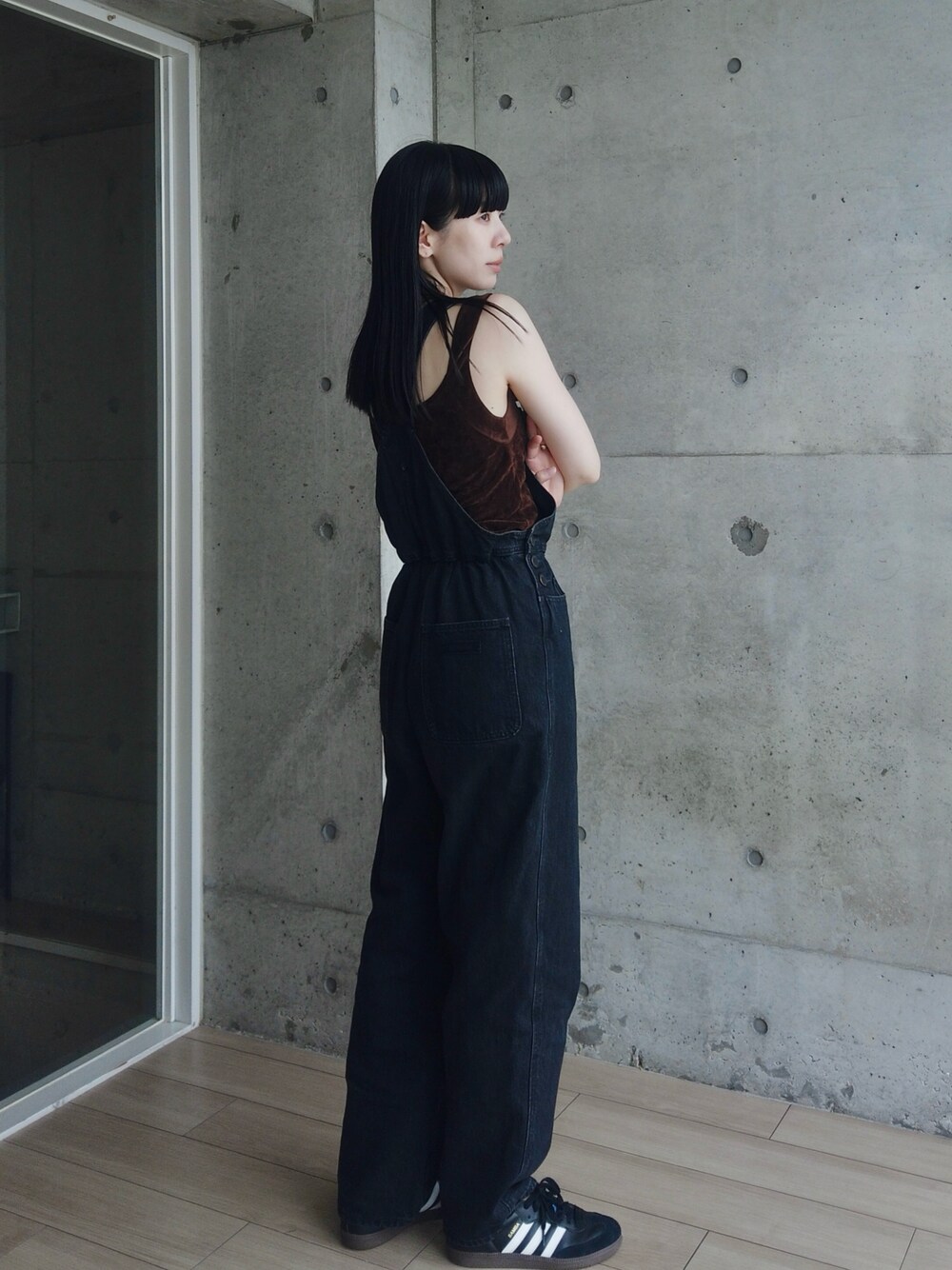 shishikui オーバーオール RIKA｜THE SHISHIKUIのオールインワン・サロペットを使った