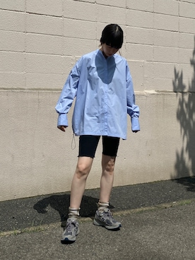「FEKETE（フェケテ）のアイテム」を使った、RIKAさん（レディース・168cm）の夏コーディネート