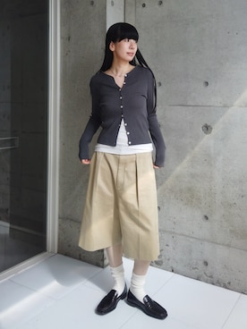 「TODAYFUL（トゥデイフル）のアイテム」を使った、RIKAさん（レディース・168cm）の秋コーディネート