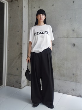 「BEAMS BOY（ビームスボーイ）のアイテム」を使った、RIKAさん（レディース・168cm）の夏コーディネート