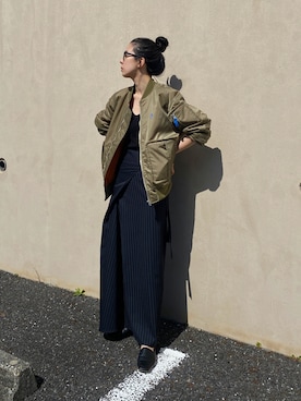 RIKAさん（レディース・168cm）の春コーディネート