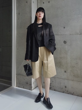 「ETRE TOKYO（エトレトウキョウ）のアイテム」を使った、RIKAさん（レディース・168cm）の春コーディネート