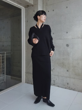 「アイテム（ワンピース/ドレス）」を使った、RIKAさん（レディース・168cm・30代）の秋コーディネート