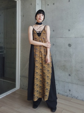 「アイテム（キャミソール）」を使った、RIKAさん（レディース・168cm・30代）の夏コーディネート