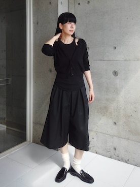 「H&M（エイチ・アンド・エム）のアイテム（トップス）」を使った、RIKAさん（レディース・168cm）の秋コーディネート