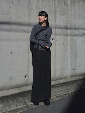 「H&M（エイチ・アンド・エム）のアイテム」を使った、RIKAさん（レディース・168cm）の秋コーディネート
