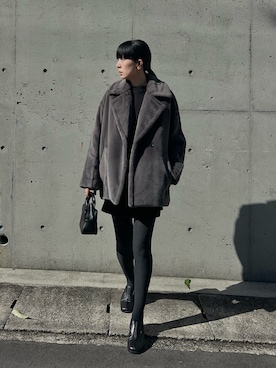 「アイテム（その他アウター）」を使った、RIKAさん（レディース・168cm）の秋コーディネート