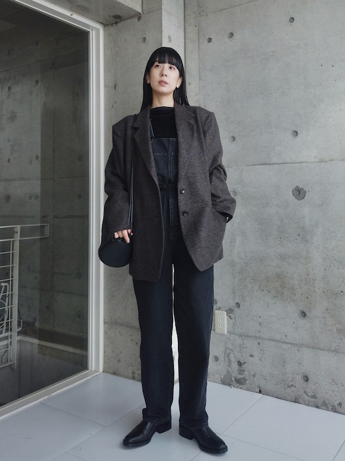 Herringbone Wool Jacket（テーラードジャケット）｜anuke（アンヌーク