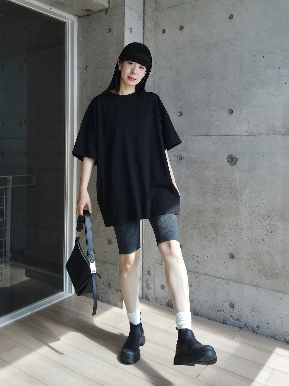 GANNI フード付きオリーブポンチョ GANNI（ガニー）の「Recycled Rubber City Boot（ブーツ）」 - WEAR
