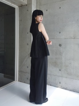 「アイテム（ネックレス）」を使った、RIKAさん（レディース・168cm・30代）の夏コーディネート