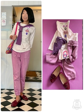 Misono Moriyamaさん（レディース・161cm・50代）の春コーディネート