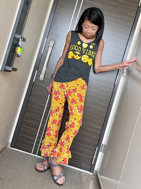 Misono Moriyamaさん（レディース・161cm・60代）の夏コーディネート