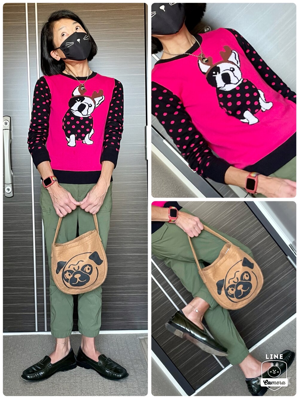 「TOD’Sのアイテム（シューズ、グリーン系）」を使った、Misono Moriyamaさん（レディース・161cm）の秋コーディネートの1枚目の写真