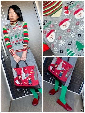 「アイテム（シューズ）」を使った、Misono Moriyamaさん（レディース・161cm・60代）の冬コーディネート