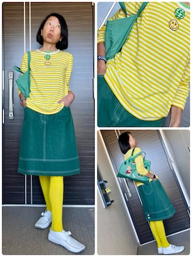 「アイテム（シューズ）」を使った、Misono Moriyamaさん（レディース・161cm・60代）の冬コーディネート