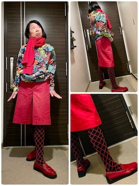 「アイテム（シューズ）」を使った、Misono Moriyamaさん（レディース・161cm・60代）の冬コーディネート